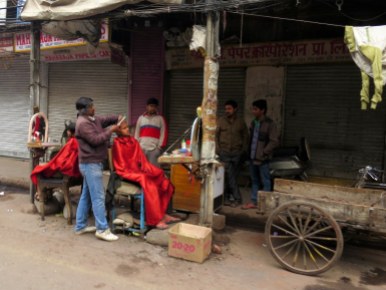 Street Barbershop, Delhi