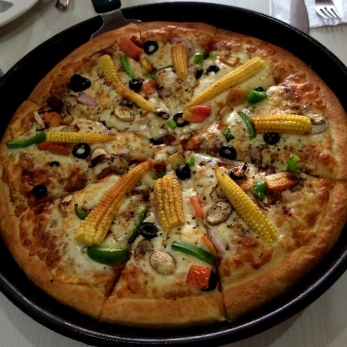 Veggie Pizza at Pizza Hut in Agra