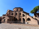 Basilica of San Vitale in Ravenna, Italy. 6th Century church.